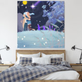 Toile Étreinte de nuit (Insitu(Chambre))