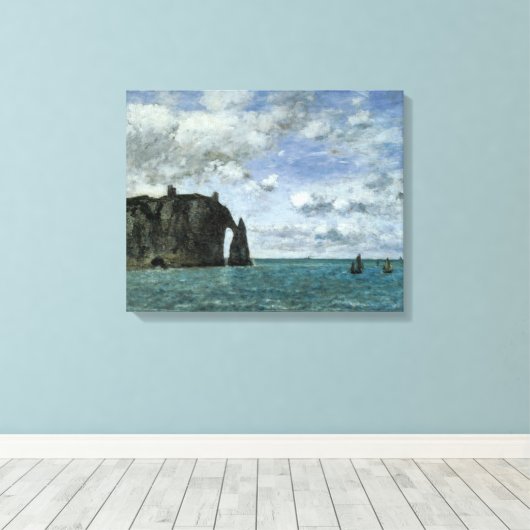 Toile Etretat, Porte d'Aval (Insitu (Plancher de Bois))