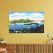 Toile Étroits, Cent Îles, Vue Langue Montagne (Insitu(Salon))