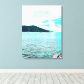 Toile Ettalong Central Coast NSW Australie (Insitu (Plancher de Bois))