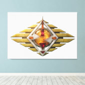 Toile Etude12. Passerelle 3d. (Insitu (Plancher de Bois))