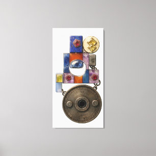 Toile Etude 14 : Chronographe. Le Gardien du Temps.