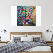 Toile Etude №16 Astral Pilot ver.2 (Insitu(Chambre))