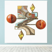 Toile Étude 8. Phare 3d. (Insitu (Plancher de Bois))