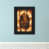 Toile Etude d'art égyptienne Pharaon Toutankhamon II (Insitu (Plancher de Bois))