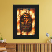 Toile Etude d'art égyptienne Pharaon Toutankhamon II (Insitu(Salon))