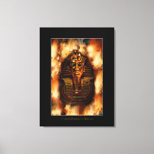 Toile Etude d'art égyptienne Pharaon Toutankhamon II