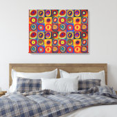 Toile Étude de couleur par Wassily Kandinsky (Insitu(Chambre))