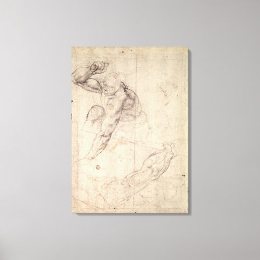 Toile Étude de la figure masculine (Recto)