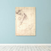 Toile Étude de la figure masculine (Insitu (Plancher de Bois))