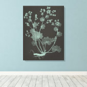 Toile Étude de la nature de la menthe et du charbon de b (Insitu (Plancher de Bois))