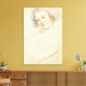 Toile Étude de la tête de St. Apollonia (dessin) (Insitu(Salon))