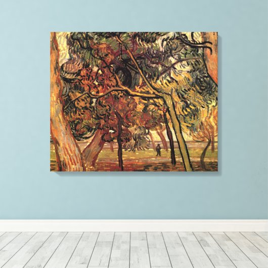Toile Étude de pins par Vincent van Gogh (Insitu (Plancher de Bois))