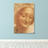 Toile Étude de portrait de sainte Anne par Léonard de Vi (Insitu (Plancher de Bois))