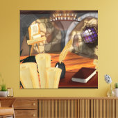 Toile Étude de scribe médiéval (Insitu(Salon))
