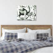 Toile Étude des animaux et des fleurs, gravés (Insitu(Chambre))