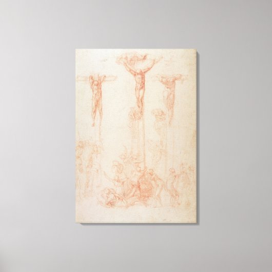 Toile Étude des trois croisements (Recto)