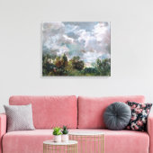 Toile Étude du ciel et des arbres (huile sur toile) (Insitu(Salon))