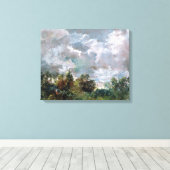 Toile Étude du ciel et des arbres (huile sur toile) (Insitu (Plancher de Bois))