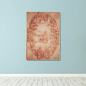 Toile Étude du plafond de la Casa de Pilatos (Insitu (Plancher de Bois))