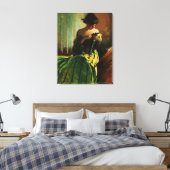 Toile Étude en noir et vert par John White Alexander (Insitu(Chambre))