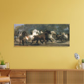 Toile Étude pour le marché du cheval, 1900 (Insitu(Salon))