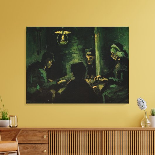 Toile Étude pour Les Mangeurs de pommes de terre de Vinc (Insitu(Salon))