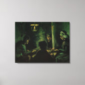 Toile Étude pour Les Mangeurs de pommes de terre de Vinc (Recto)