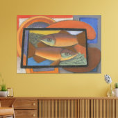 Toile Étude pour Poisson dans une vitrine (Insitu(Salon))