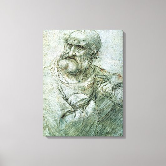 Toile Étude pour un apôtre de la Dernière Cène, c.1495 (Recto)