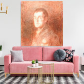 Toile Étude pour un portrait équestre (Insitu(Salon))