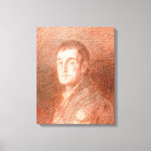 Toile Étude pour un portrait équestre (Recto)
