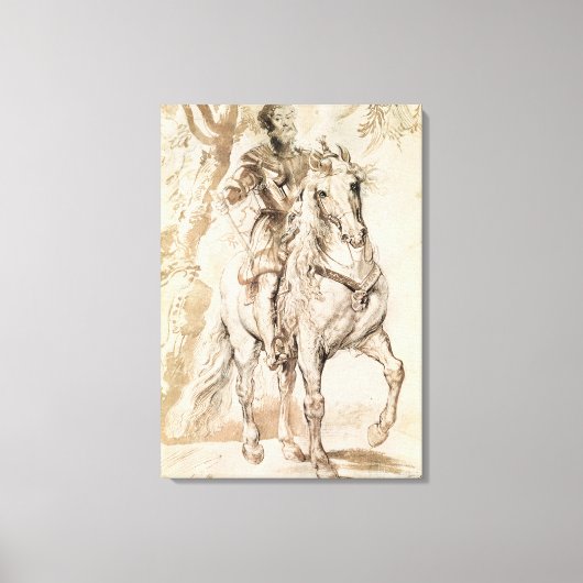 Toile Étude pour un portrait équestre (Recto)