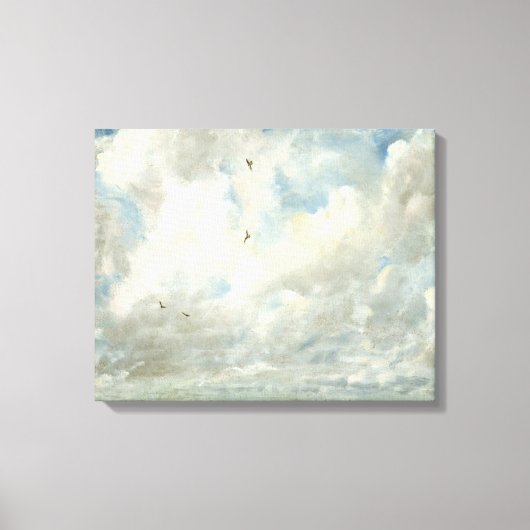 Toile Étude sur le nuage, 1821 (huile sur papier posée à (Recto)