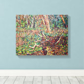 Toile Étude sur le tronc 2 (Insitu (Plancher de Bois))