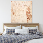 Toile Études de la figure pour une femme (Insitu(Chambre))