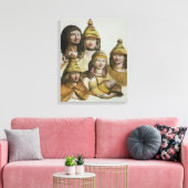 Toile Études des Américains natifs (litho de couleur) (Insitu(Salon))