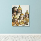 Toile Études des Américains natifs (litho de couleur) (Insitu (Plancher de Bois))