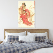 Toile Études vintages sur le glamour - Lady Sitting (Insitu(Chambre))