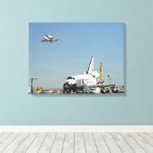 Toile Étudier sur piste avec Columbia sur SCA Overhea (Insitu (Plancher de Bois))