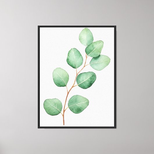 Toile Eucalyptus à feuilles argentées (Recto)