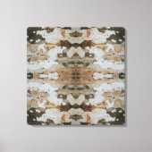 Toile Eucalyptus Tree Bark Photo Closeup With Pattern (Recto)