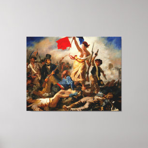 Toile EUGENE DELACROIX Liberty Leading the People 1830 -