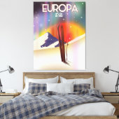 Toile Europa - Lune de Jupiter Art spatial. (Insitu(Chambre))