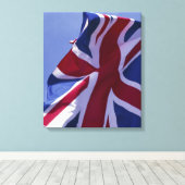 Toile Europe, Angleterre, drapeau britannique (Insitu (Plancher de Bois))