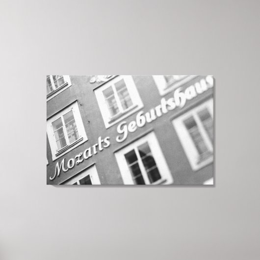 Toile Europe, Autriche, Salzbourg. Lieu de naissance de  (Recto)