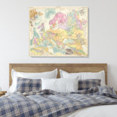 Toile Europe - Carte géologique de l'Europe (Insitu(Chambre))