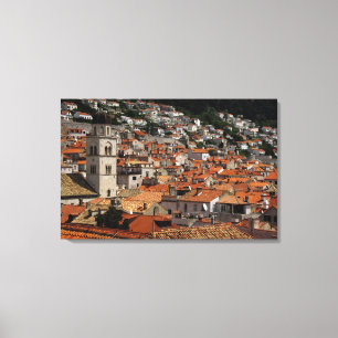 Toile Europe, Croatie. Ville médiévale fortifiée de