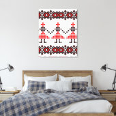Toile Europe de l'Est Motif, folklore traditionnel, folk (Insitu(Chambre))