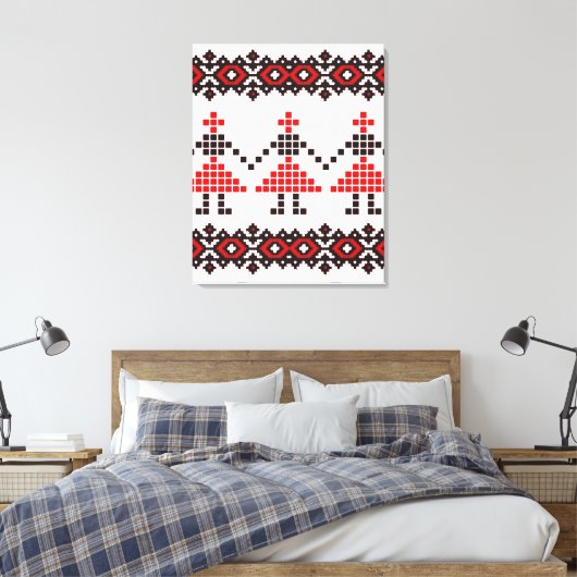 Toile Europe de l'Est Motif, folklore traditionnel, folk (Insitu(Chambre))